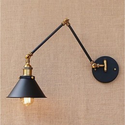 Vintage Country galvaniseret funktion til Mini Style Swing Arm Øjenbeskyttelse Downlight Swing Arm Lights