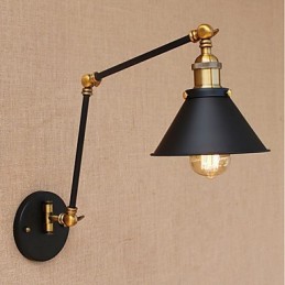 Vintage Country galvaniseret funktion til Mini Style Swing Arm Øjenbeskyttelse Downlight Swing Arm Lights