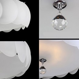3 lys glas lysekrone moderne pendel lys familie
