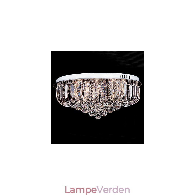 Flush Mount Crystal Traditionel Klassisk Metal