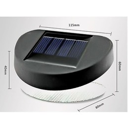 Hvidt lys Solar Light Path Væg Landskab Mount Have Hegn Light