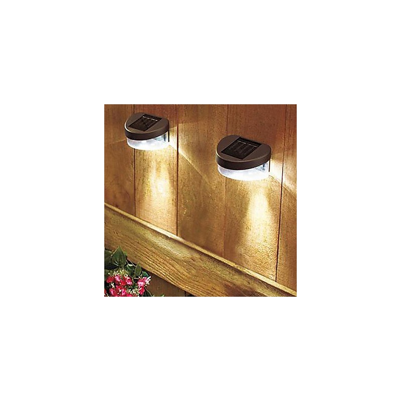 Hvidt lys Solar Light Path Væg Landskab Mount Have Hegn Light