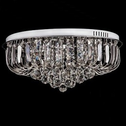 Flush Mount Crystal Traditionel Klassisk Metal