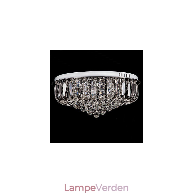 Flush Mount Crystal Traditionel Klassisk Metal