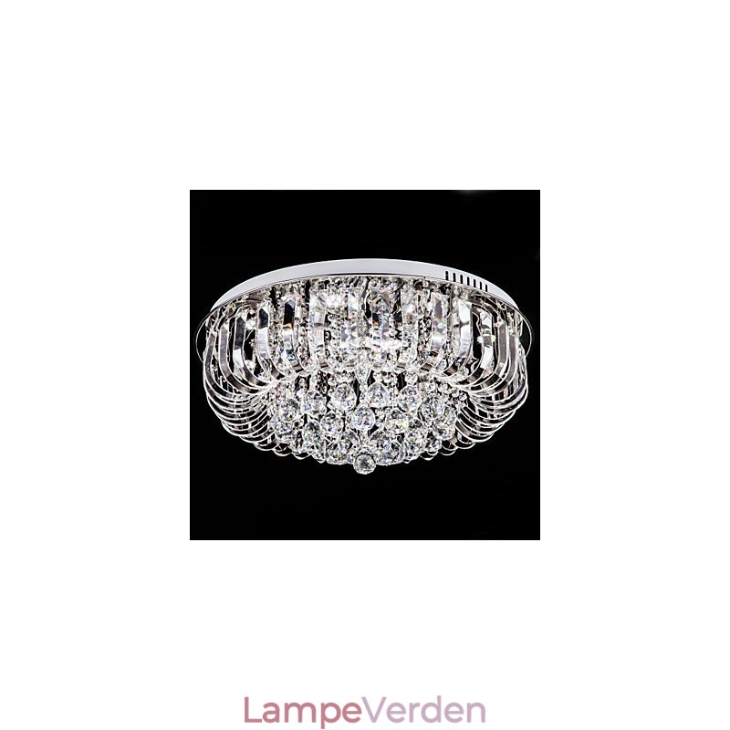 Flush Mount Crystal Traditionel Klassisk Metal