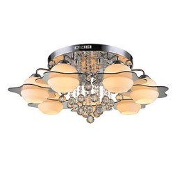 Fjernbetjening 7 lygter med Blue Redss Moderne Loftslys Flush Mount