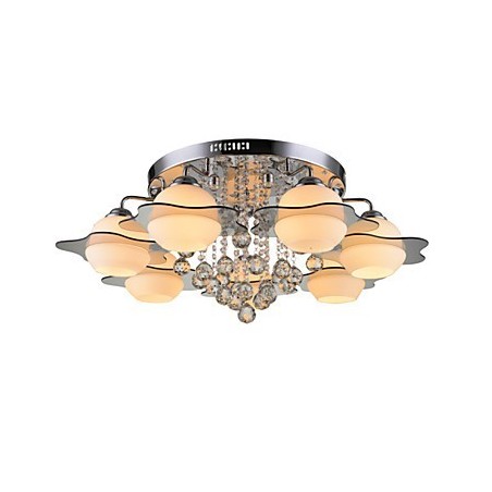 Fjernbetjening 7 lygter med Blue Redss Moderne Loftslys Flush Mount Fjernbetjening 7 lygter med Blue Redss Moderne Loftslys Flush Mount