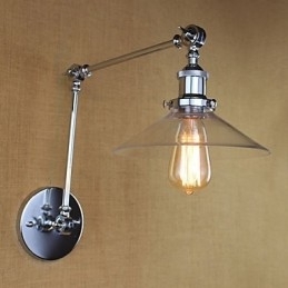 Vintage Country Retro Elektroplade-funktion til Mini Style Swing Arm Ambient Light Swing