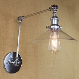 Vintage Country Retro Elektroplade-funktion til Mini Style Swing Arm Ambient Light Swing