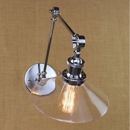 Vintage Country Retro Elektroplade-funktion til Mini Style Swing Arm Ambient Light Swing