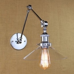 Vintage Country Retro Elektroplade-funktion til Mini Style Swing Arm Ambient Light Swing