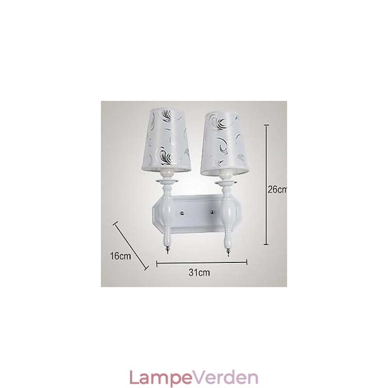 Moderne moderne galvaniseret Feature Uplight Wall Sconces Wall Light