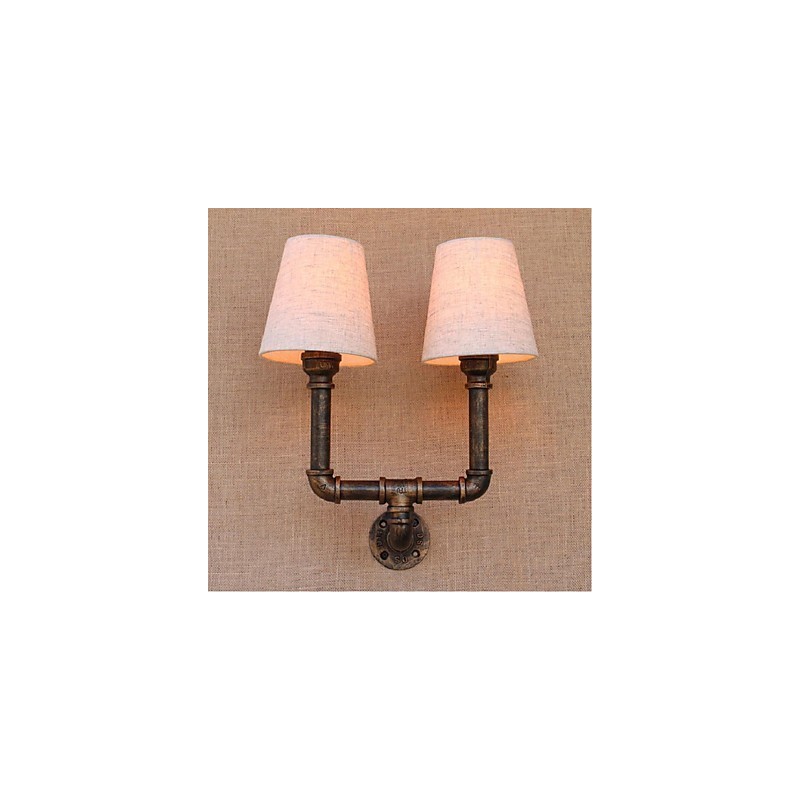Rustik Lodge Messing Funktion til Ambient Light Wall Sconces Wall Light