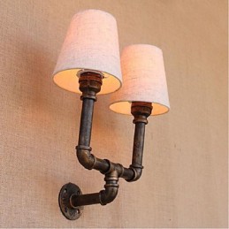 Rustik Lodge Messing Funktion til Ambient Light Wall Sconces Wall Light