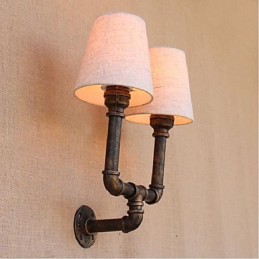 Rustik Lodge Messing Funktion til Ambient Light Wall Sconces Wall Light