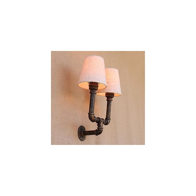 Rustik Lodge Messing Funktion til Ambient Light Wall Sconces Wall Light