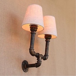Rustik Lodge Messing Funktion til Ambient Light Wall Sconces Wall Light