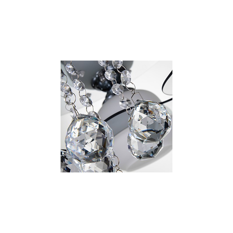 Fjernbetjening 7 lygter med Blue Redss Moderne Loftslys Flush Mount