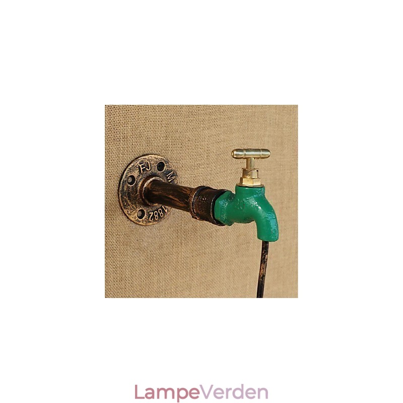 Edison Retro Dekorativ Vandrør Vinflaske Væglampe Væglampe