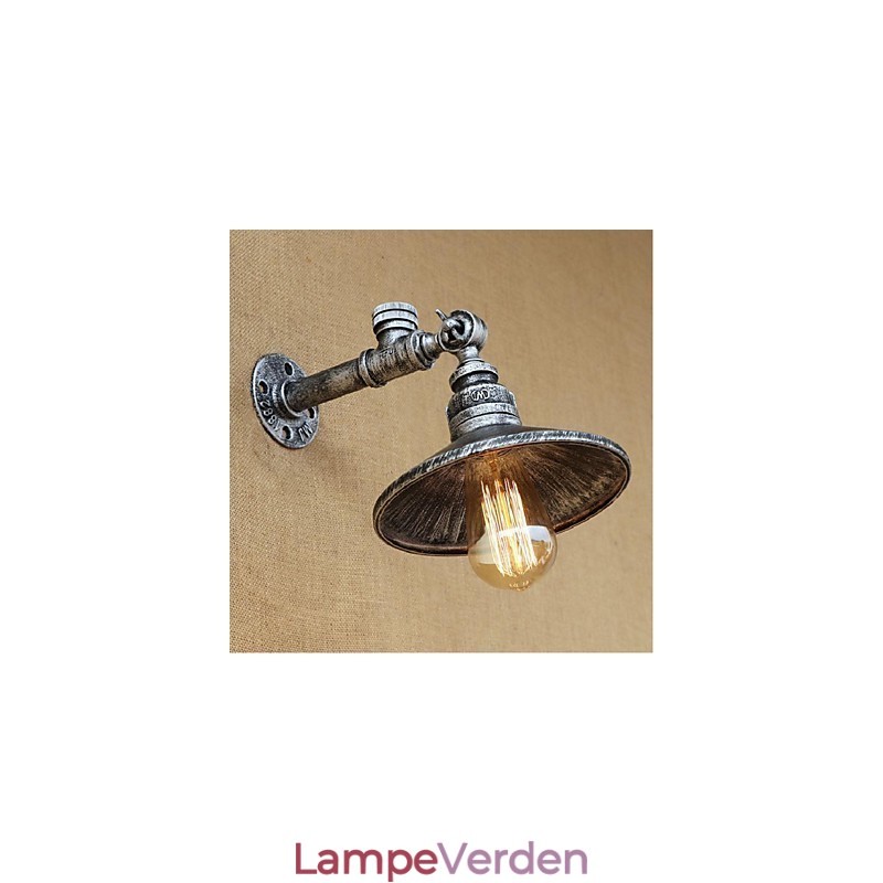 Rustik Lodge Maleri funktion til Ambient Light Wall Sconces Wall Light Silver
