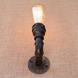 Nostalgi Simpel Vandrør Dekorativ Lille Væglampe Væglampe