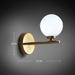 Moderne moderne galvaniseret funktion til Mini Style Ambient Light Wall Sconces Wall Light