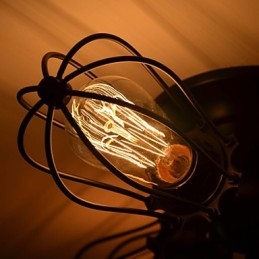 Traditionel klassisk vintage mini stil maling Metal Flush Mount