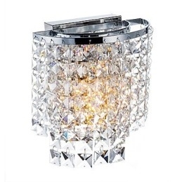 Moderne moderne galvaniseret funktion til Crystal Downlight-væglamper til væglamper