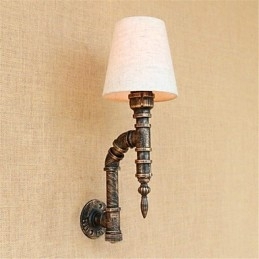 Rustik Lodge Country Antik Messing Funktion til Ambient Light Wall Sconces Wall Light