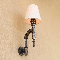 Rustik Lodge Country Antik Messing Funktion til Ambient Light Wall Sconces Wall Light