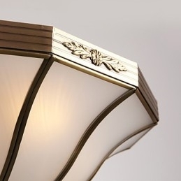 Moderne moderne dekorativt design kobber loftslampe familie