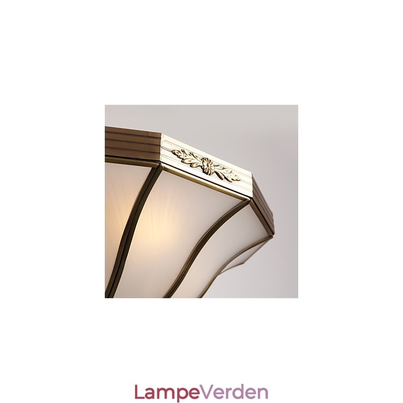 Moderne moderne dekorativt design kobber loftslampe familie
