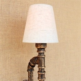 Rustik Lodge Country Antik Messing Funktion til Ambient Light Wall Sconces Wall Light