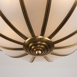 Moderne moderne dekorativt design kobber loftslampe familie