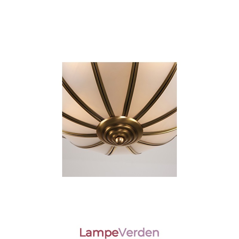 Moderne moderne dekorativt design kobber loftslampe familie