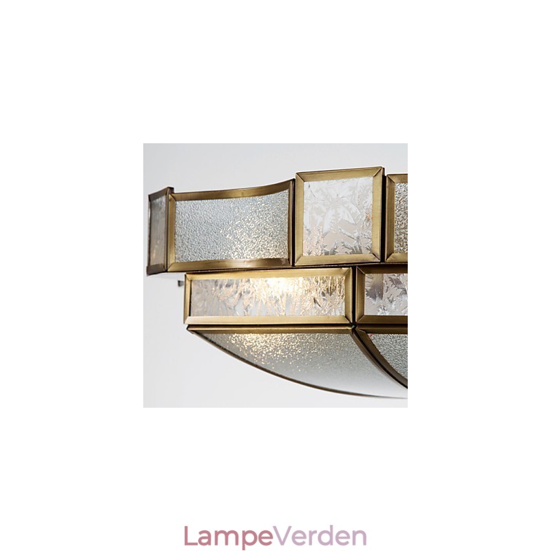 Moderne moderne dekorativt design kobber loftslampe familie