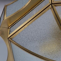 Moderne moderne dekorativt design kobber loftslampe familie