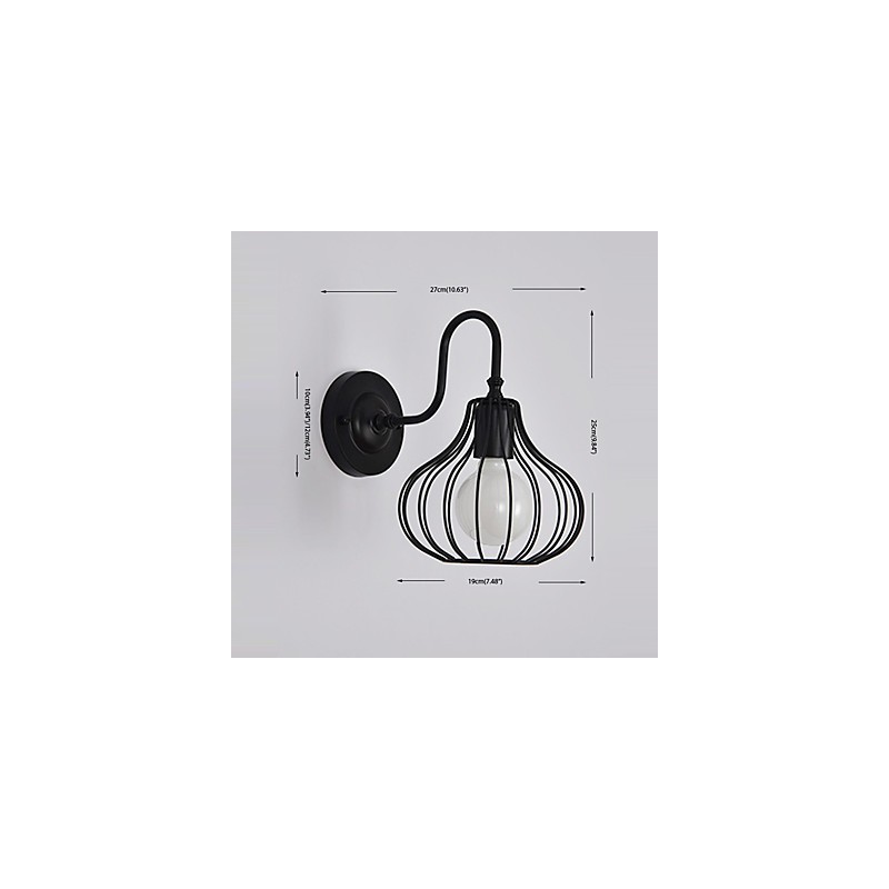 MaxTraditional Classic Rustic Lodge Painting Feature til Mini Style Ambient Light Wall Sconces Wall Light