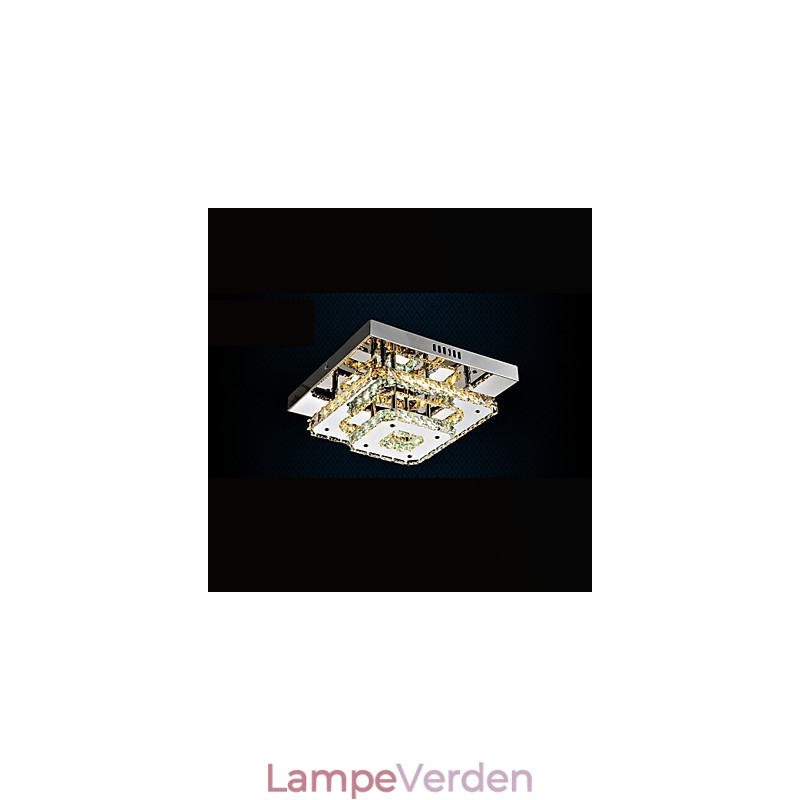 Krystal loftslamper Flush Mount Clear eller Amber K9 til indendørs CE