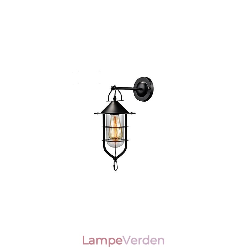 Europæisk stil væglampe altan gang udendørs lampe retro industriel vindbar gårdhave trapper soveværelse væg