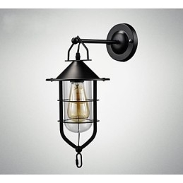 Europæisk stil væglampe altan gang udendørs lampe retro industriel vindbar gårdhave trapper soveværelse væg