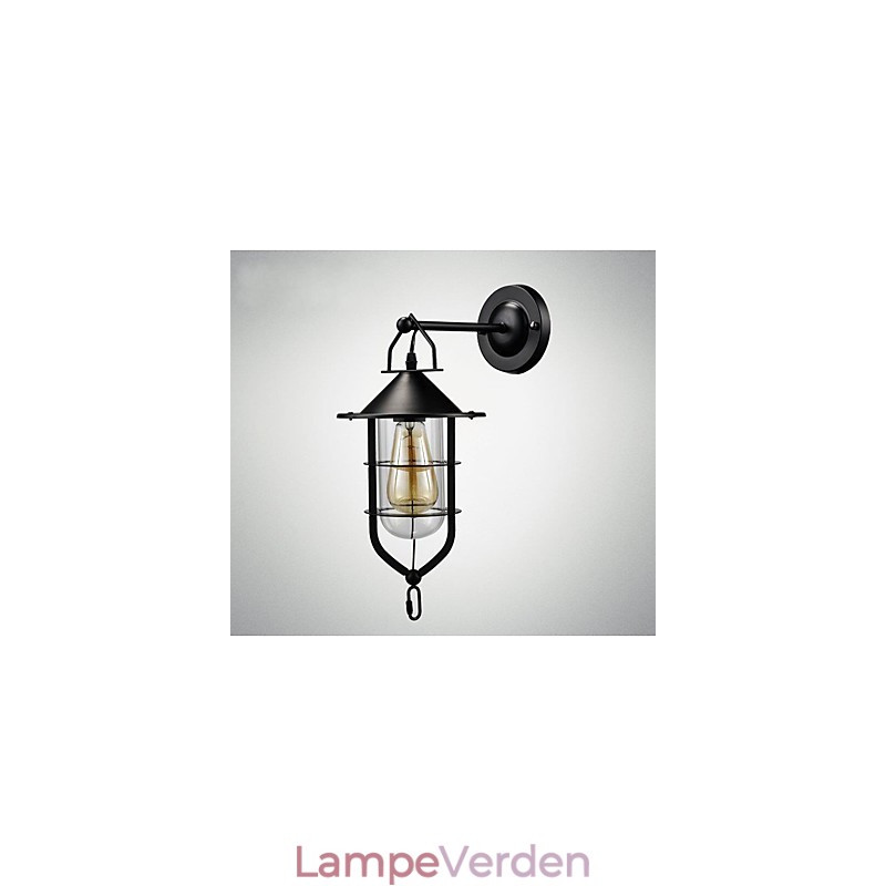 Europæisk stil væglampe altan gang udendørs lampe retro industriel vindbar gårdhave trapper soveværelse væg