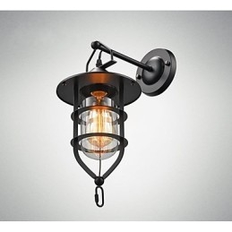 Europæisk stil væglampe altan gang udendørs lampe retro industriel vindbar gårdhave trapper soveværelse væg
