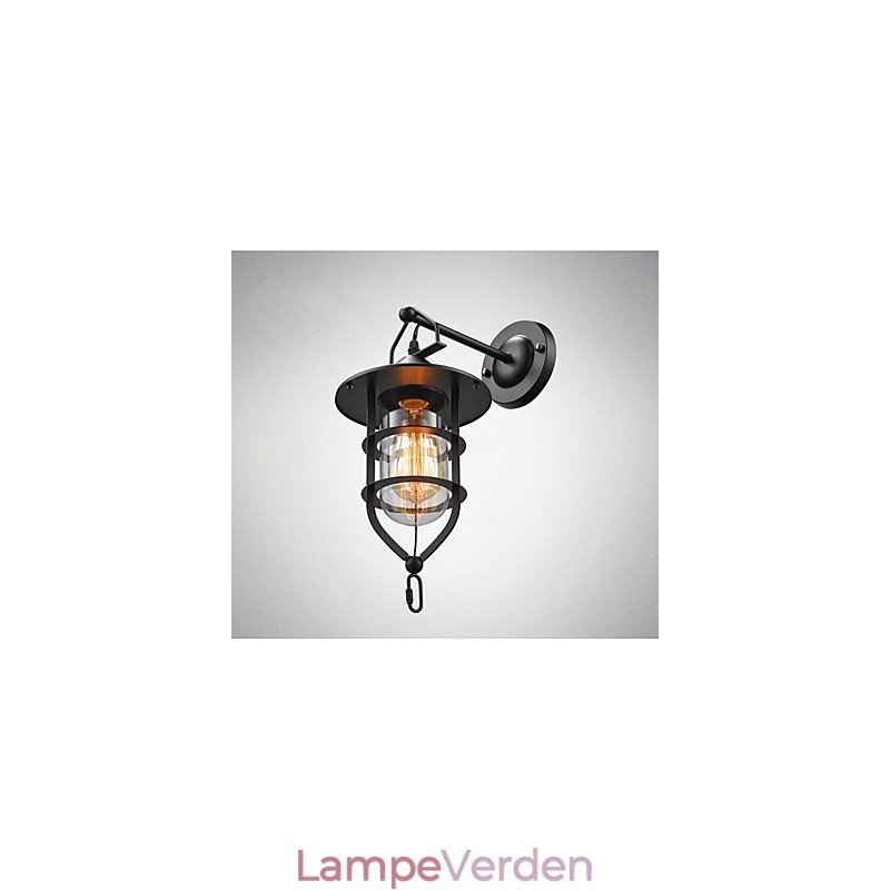 Europæisk stil væglampe altan gang udendørs lampe retro industriel vindbar gårdhave trapper soveværelse væg