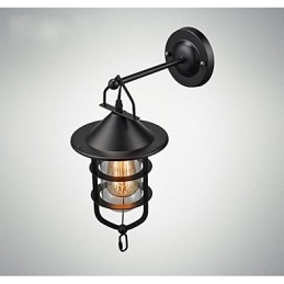 Europæisk stil væglampe altan gang udendørs lampe retro industriel vindbar gårdhave trapper soveværelse væg
