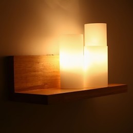 Træ Sconces 3 Lights Country