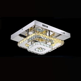 Krystal loftslamper Flush Mount Clear eller Amber K9 til indendørs CE