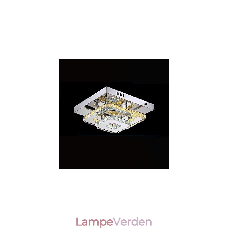 Krystal loftslamper Flush Mount Clear eller Amber K9 til indendørs CE