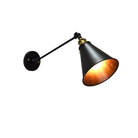 Buzz Paint Enkeltvæg Jern Væglampe Stum Sort Lyssværd Lampe På Væg Buzz Paint Enkeltvæg Jern Væglampe Stum Sort Lyssværd Lampe På Væg