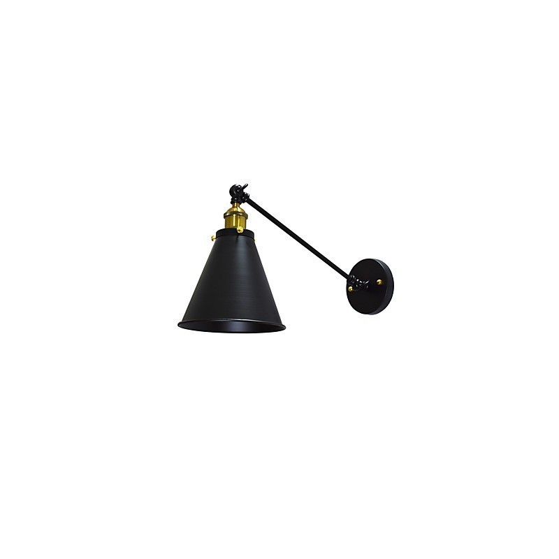 Buzz Paint Enkeltvæg Jern Væglampe Stum Sort Lyssværd Lampe På Væg
